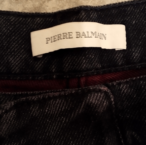 Pierre Balmain Mens Jeans Sz 32 Navy - Picture 3 of 6